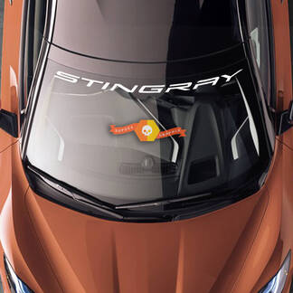 Voorruit Stingray Chevrolet C8 Corvette Stingray Z06 C8R vinyl strepen stickers
