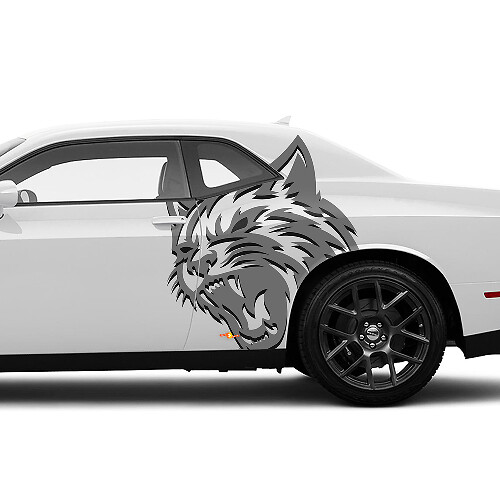 Wildcat Achterspatbord Vinyl Decal Set voor Dodge Durango