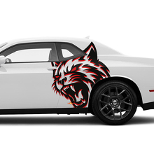 Wildcat Achterspatbord Vinyl Decal Set voor Dodge Durango_2