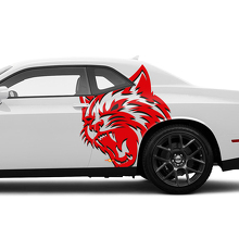 Wildcat Achterspatbord Vinyl Decal Set voor Dodge Durango_3
