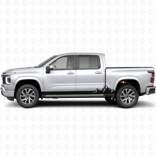 Mountain Range Deur- & Rocker Panel Vinyl Strepen voor Chevrolet Silverado 1500 Next Generation 2027_2