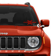 Voorruit venster Jeep Renegade grafische vinyl sticker
 2