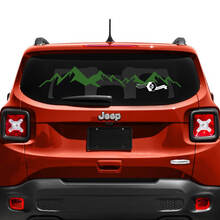 Jeep Renegade achterklep venster berg vinyl sticker
 2