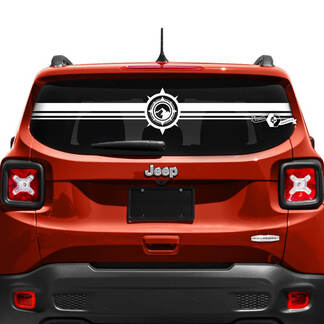 Jeep Renegade achterklep venster kompas logo vinyl sticker sticker

