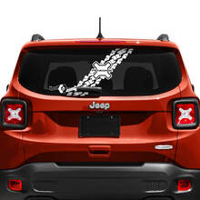 Jeep Renegade achterklep venster logo band track vinyl sticker
 3