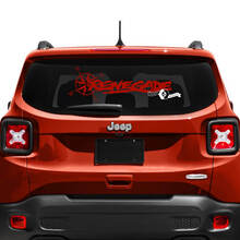 Jeep Renegade achterklep venster kompas band track vinyl sticker
 3