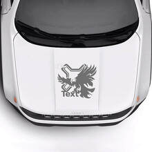 Aangepaste tekst motorkap Kale Adelaar vinylsticker 3 voor Jeep Renegade 2
