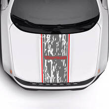 Aangepaste Tekst Versleten Vernield Kaplijst Strip Vinyl Decal Sticker 2 Kleuren voor Jeep Renegade Trailhawk 2