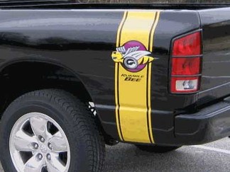 Dodge Ram Rumble Bee gele stickers