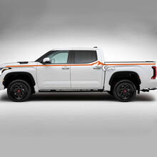 Paar Toyota Tundra TRD Retro Vintage Accent Line voorspatbord deuren Bed Stripe kit Vinyl stickers Stickers
 2