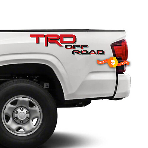 TRD Off Road Vinylsticker voor zijkant laadbak Toyota Tacoma
