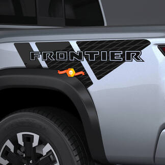 Paar Nissan Frontier Bed Fender Side PickUp Truck Decal Sticker 2 kleuren
