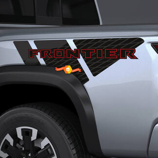 Paar Nissan Frontier Bed Fender Side PickUp Truck Decal Sticker 3 kleuren

