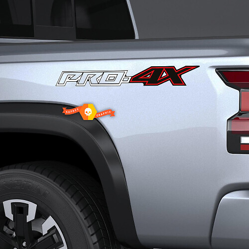 PRO-4X Side Vinyl Decals voor Nissan Frontier