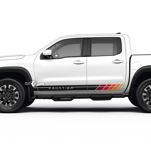 2 Nissan Decal Rocker Panel Oude School Retro Vintage Nissan Frontier Streep Sticker Zijstreep Kit Voor Nissan Vinyl Stickers
