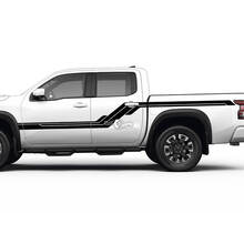 2 Nissan Decal Rocker Panel Bed Achterspatbord Retro Side Vintage Nissan Frontier Stripe Vinyl Stickers Kit
 2