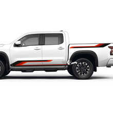 Dubbele Zijstrepen Vinyl Decal Kit voor Nissan Frontier_2