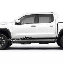 Mountain Style Zijstrepen Vinyl Decal Kit Voor Nissan Frontier_3