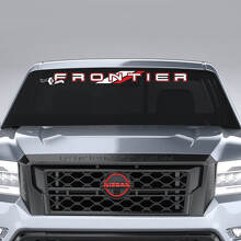 Merkschrift Voorruit Vinylsticker voor Nissan Frontier Pro-4X_2