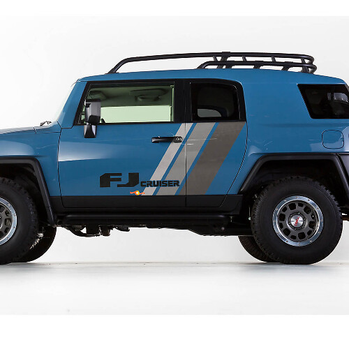 FJ Cruiser Retro Stijl Deur Strepen Vinyl Decal Kit voor Toyota FJ Cruiser