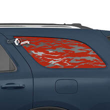 Paar Dodge Durango zij-achterruit wrap sticker vinyl stickers
 3