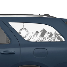 Mountains Style Achterzijruit Vinyl Stickerset voor Dodge Durango_2