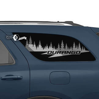 Paar Dodge Durango zijachterruit boslogo sticker vinylstickers
