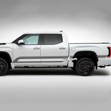 Paar Toyota Tundra Vintage Retro deuren bed zijkant achterspatbord Trim Dual Stripes Vinyl Stickers sticker
 2