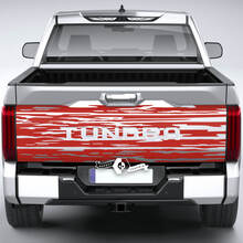 Toyota Tundra Bed Pickup Truck achterklep vernietigd Grange strepen Vinyl Stickers sticker
 2