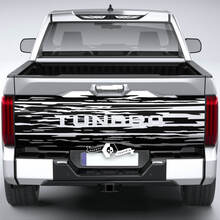 Toyota Tundra Bed Pickup Truck achterklep vernietigd Grange strepen Vinyl Stickers sticker
 3