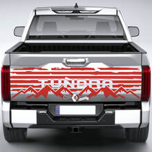 Toyota Tundra Bed Pickup Truck achterklep vernietigd Grange Stripes Mountain Vinyl Stickers sticker
 2