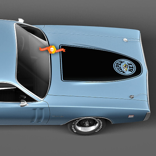 Dodge Hemi 1971 Super Bee Hood vinyl sticker sticker graphics
