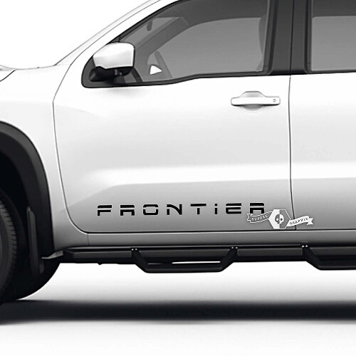 Frontier belettering zijdeur vinyl decals kit voor Nissan Frontier