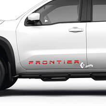 Paar Nissan Frontier auto sticker grafische sticker zijdeuren logo vinyl grafische stickers
 3