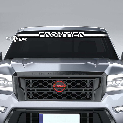 Frontier-belettering voorruit vinylsticker voor Nissan Frontier