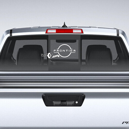 Frontier Logo Vinyl Sticker Achterruit voor Nissan Frontier