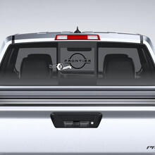 Frontier Logo Vinyl Sticker Achterruit voor Nissan Frontier 3