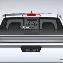 Vensterglas Nissan Frontier Logo Nissan achterklep Vinyl Stickers Decals Graphics
 3
