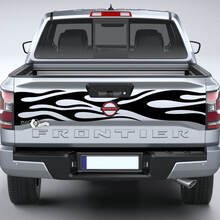 Nissan Frontier achterklep vlam vinyl stickers stickers graphics
 2
