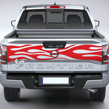 Nissan Frontier achterklep vlam vinyl stickers stickers graphics
 3