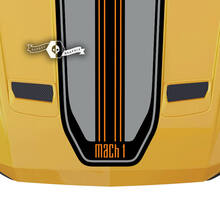 Ford Mustang Mach 1 Hood dak achterklep sticker Vinyl Sticker Shelby Sport Racing lijnen strepen 3 kleuren
 2