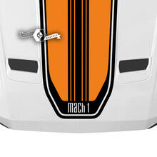 Ford Mustang Mach 1 Hood Dak Achterklep Decal Vinyl Sticker Shelby Sport Racing Lijnen Strepen 2 Kleuren
 2