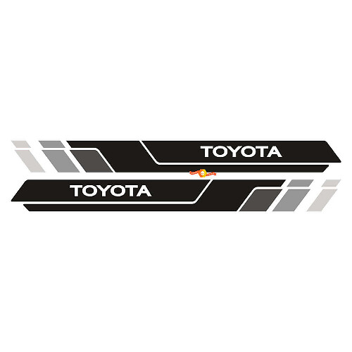 2 Toyota Tacoma Zijdeur Strepen Rocker Panel Vinyl Stickers Decal Set voor Toyota Tacoma
