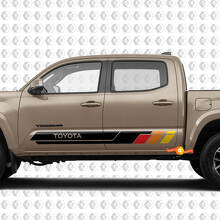 2 Toyota Tacoma Zijdeur Strepen Rocker Panel Vinyl Stickers Decal Set voor Toyota Tacoma
 2