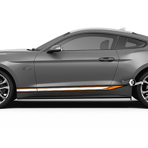 Racingstrepen Zij Vinyl Decal Sticker voor Musclecar Musclecarmodel 2015-2023_1