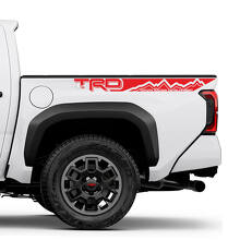 2 TRD Tacoma zijbedstrepen Vinylstickers Sticker Kit voor Toyota Tacoma
 3