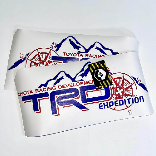 TRD Expedition Edition Zijwand met kompas grafische stickers en decals
