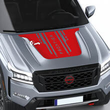 Branded Techno Style Motorkap Vinyl Sticker voor Nissan Frontier_3