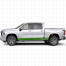 Gelaagde Peaks Deur- en Rocker Panel Vinyl Strepen voor Chevrolet Silverado 1500 Volgende Generatie 2027_6