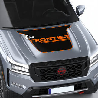 Nissan Frontier S SV Pro-4x motorkap sticker vinyl logo verduisterende grafische stickers sticker 2 kleuren
